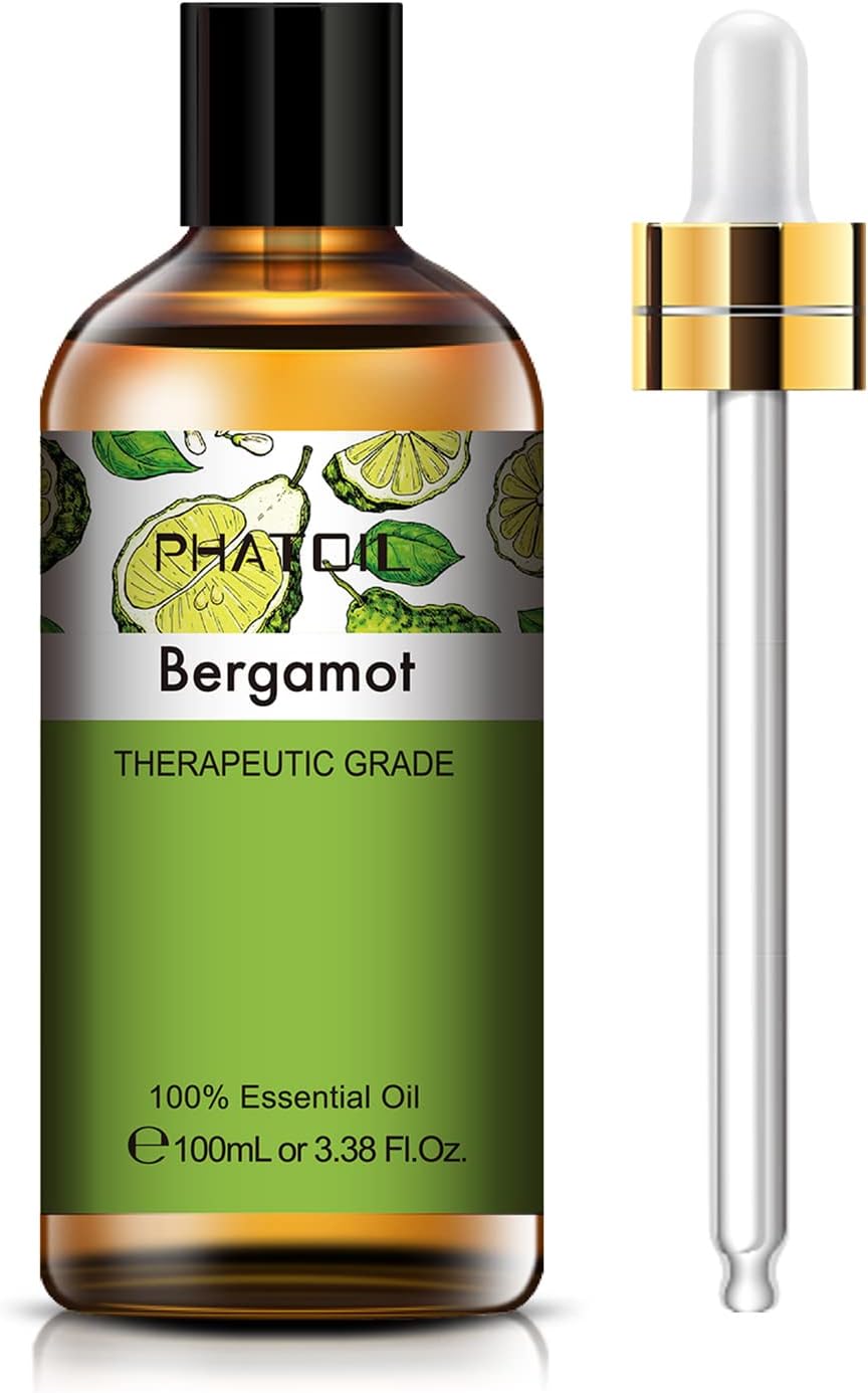 PHATOIL 3.38FL.OZ Bergamot Fragrance Oils for Aromatherapy