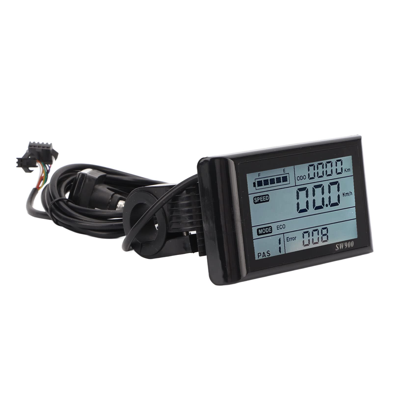 BuyWeek Kit de Contrôleur de Moteur sans Balais pour Vélo Électrique, DC 24V 36V 48V 750W 1000W 30A Contrôleur à Onde Sinusoïdale 3 Modes Panneau LCD SW900 Kit pour Scooter Électrique