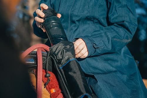 Miniatura 9 de 500 Series - Portabotellas de agua para botella de agua de acero inoxidable de 1 litro, aislada y acolchada, nailon Ripstop de 1680 deniers