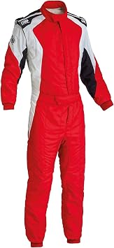 OMP - First Evo Overall Red/White - Size 64 Fia 8856-2018 IA0-1854-B01-063-64