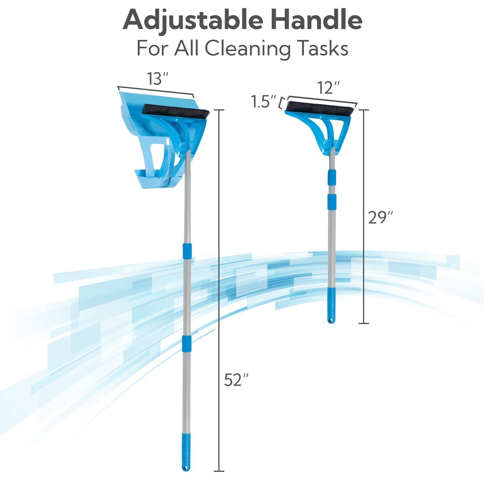 WISP Broom and Dustpan Set for Home, Pet Hair Remover for Carpet