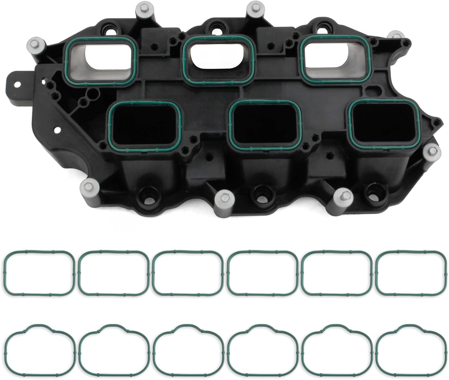 MITZONE Intake Manifold Compatible with 2016-2021 Chevy Pacifica Voyager Gladiator 2016-2021 Chevy Grand Cherokee 2018-2021 Chevy Wrangler 2016-2021 Dodge Durango 2019-2021 Ram 1500 3.6L