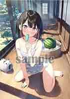 kntoy54-0758 カントク　しずく　キャンバスF6 記念本購入特典 カントク F6キャンパスアート しずく 有償特典限定品 カントク