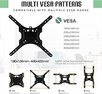 Vista 5 de Mount Plus MP-L28-400 Soporte de pared de brazo largo para TV con brazo articulado de extensión de 28 pulgadas Se adapta a tamaños de pantalla