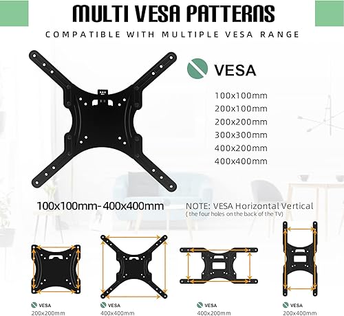Miniatura 6 de Mount Plus MP-L28-400 Soporte de pared de brazo largo para TV con brazo articulado de extensión de 28 pulgadas  Se adapta a tamaños de pantalla de
