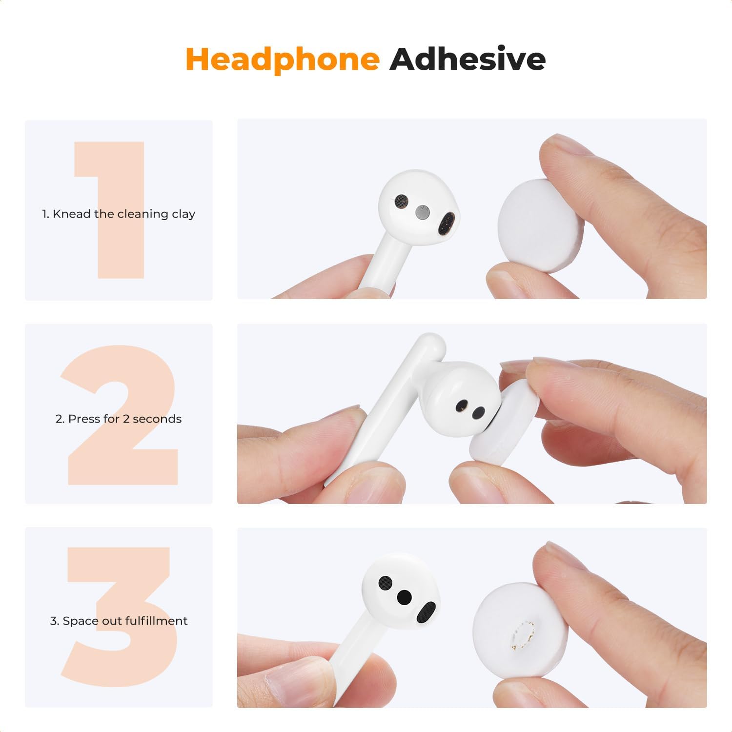 K&F Concept 8-1 Earbuds Cleaner | Diverse tools, easy to use, remove dirt easily. Multi-device and safe