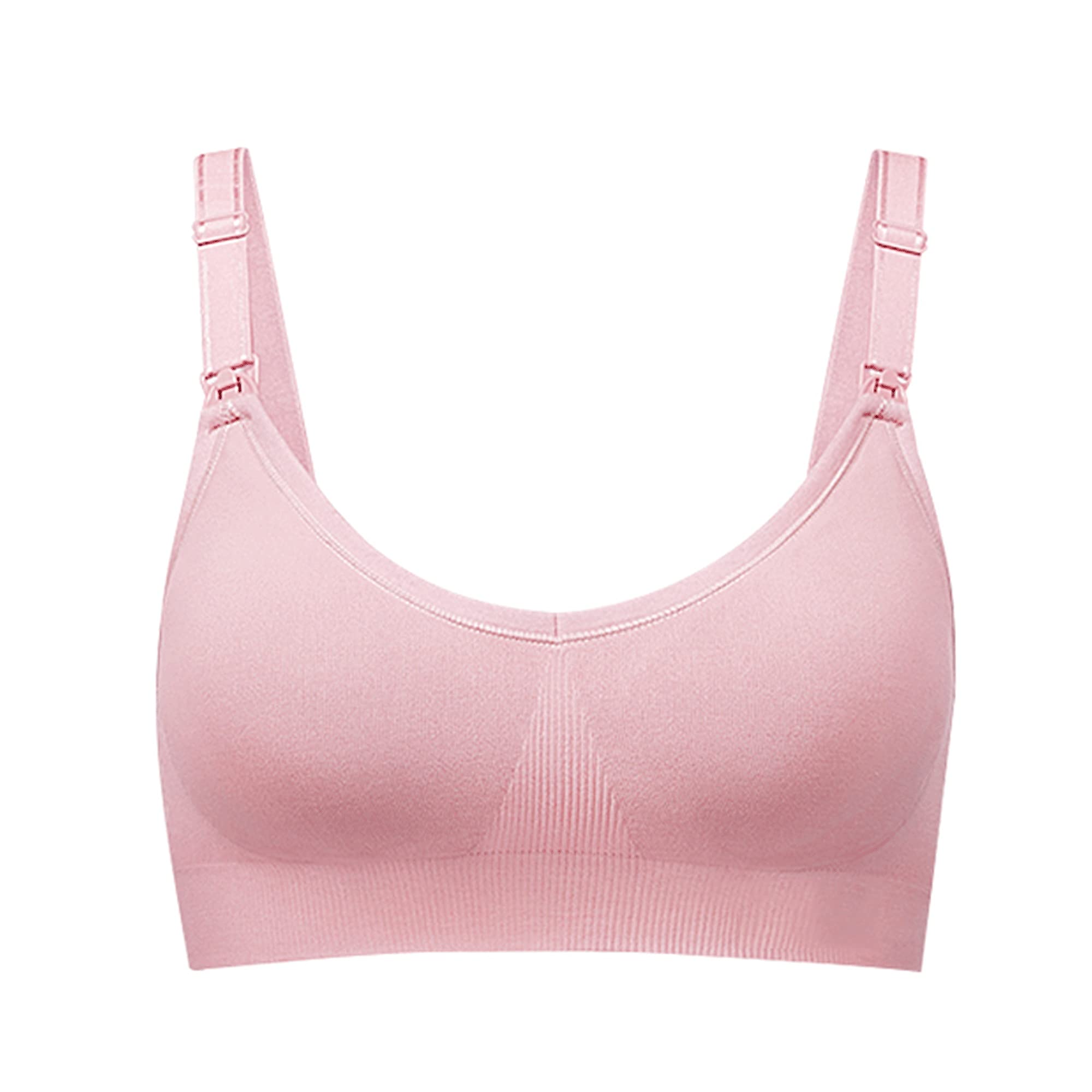 Soutien-gorge d'allaitement sans couture à clips amovibles et maintien souple sans armatures