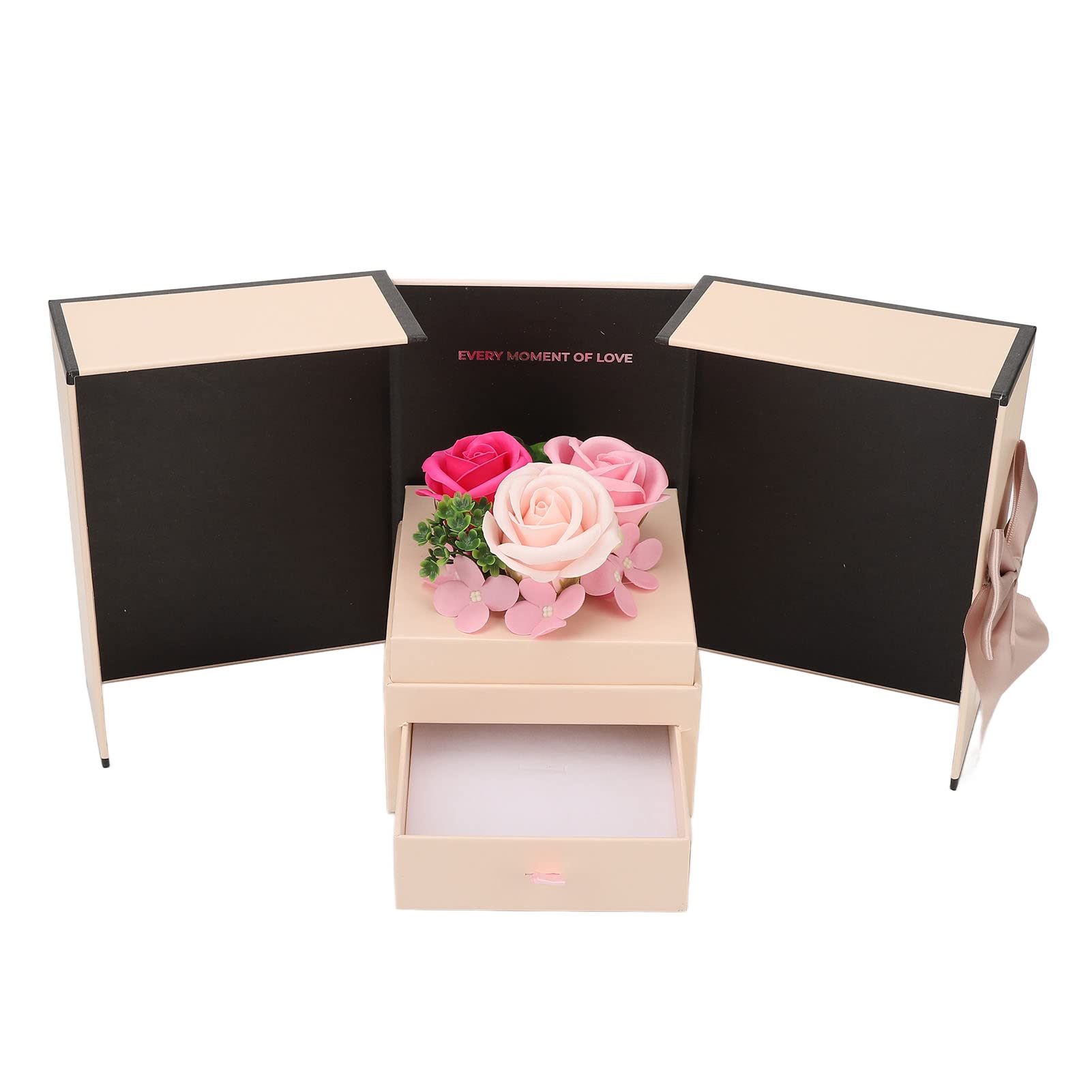 Caja de Regalo de Flores preservadas Caja de Regalo de joyer í a de Flores