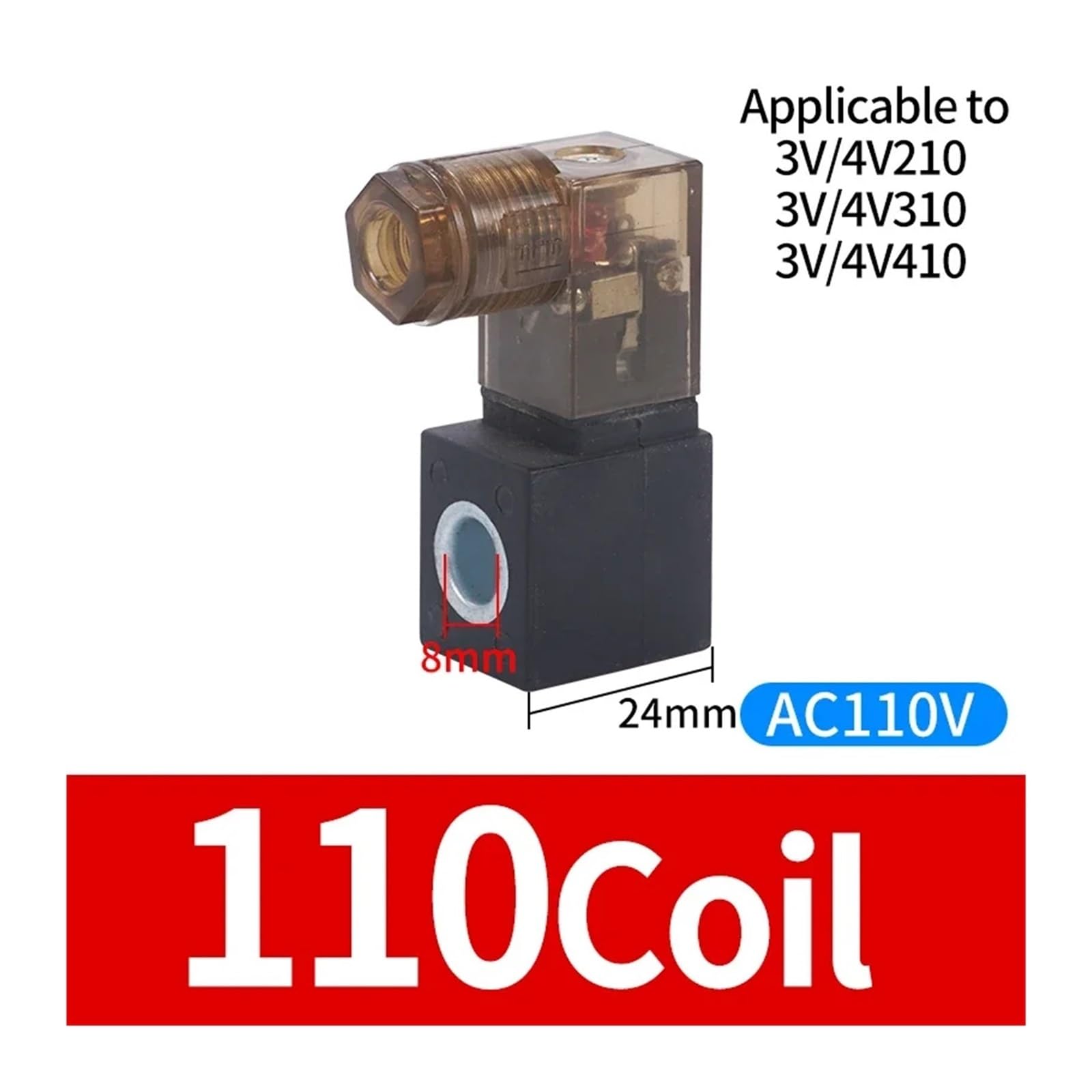 Bobina de electroválvula neumática eléctrica 4V210/220/230-08/06 | 110 Coil AC110V