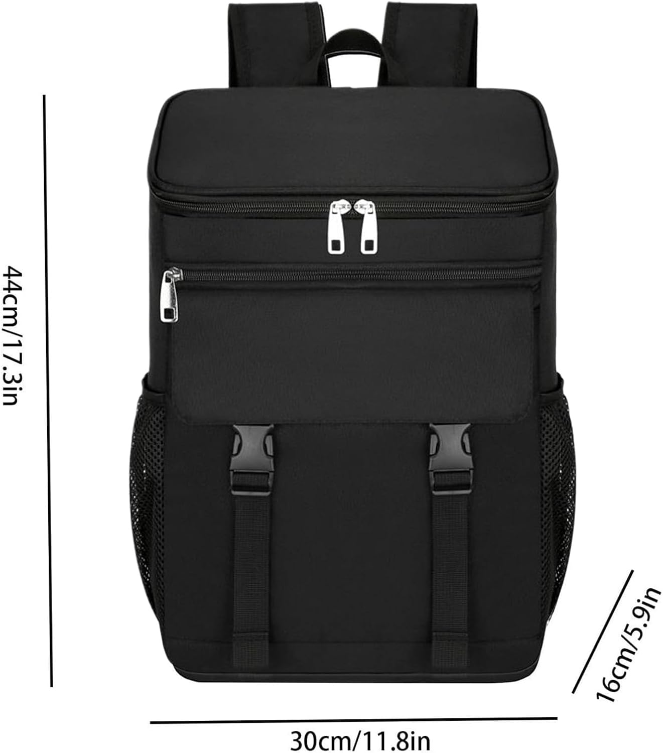 断熱バックパック - ランチクーラー - 防水バッグ ピクニック、ハイキング、サイクリング、ビーチ、キャンプ、旅行、釣り用