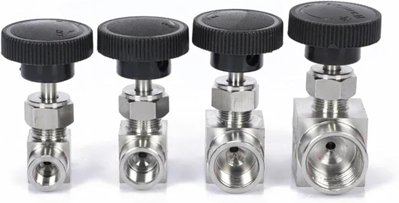 Stainless Steel 304 Needle Valve 1/8'' 1/4'' 1/2'' Female Thread BSP SS304(1/8")
