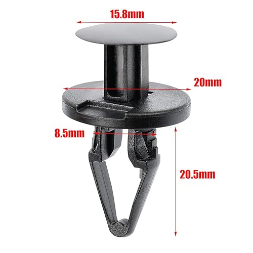 Miniatura 2 de OAUTOO 30 unids Fender Liner Retenedor Parachoques Fascia Flares & Air Dam Push Type Clips para GM 11589292