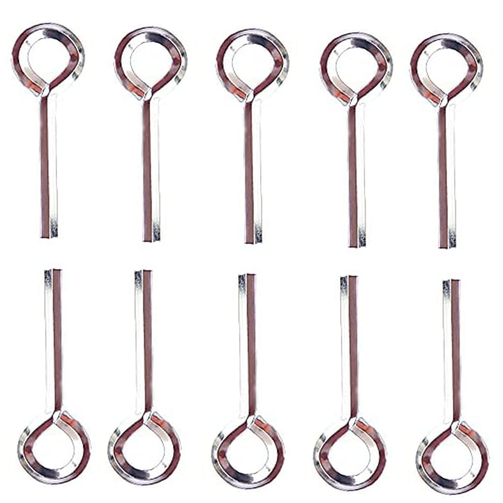 Ring-Inbusschlüssel-Set – 4 Schlüssel Mit Schlüsselanhänger, Rostfrei, Für Panikverschlüsse & Türen