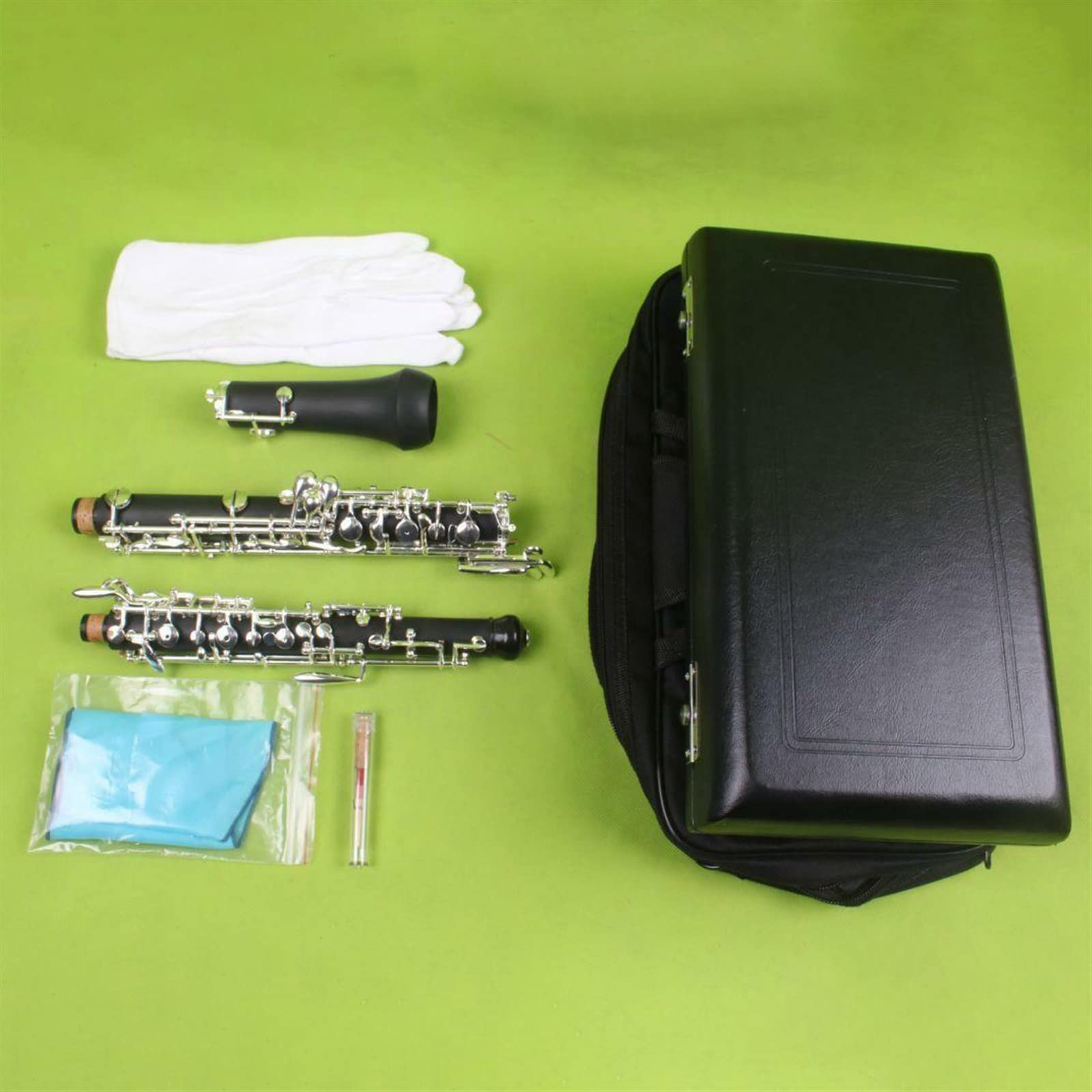 Oboe para Zurdos, Llave F, Cuerpo De Ebonita con Estuche Ligero Y Duradero para Músicos Profesionales. Principiante de Oboes