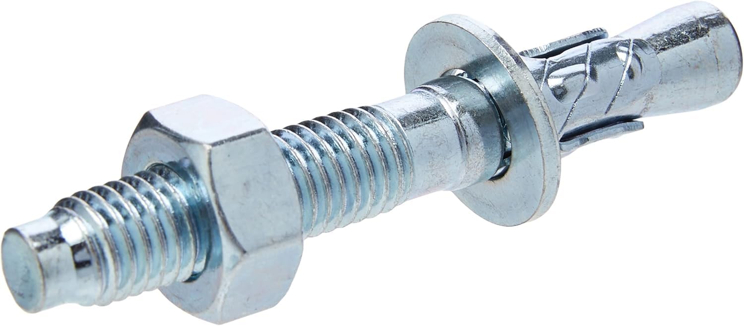AHC K-ZYTB12120B5 M12 x 120 mm Through Bolts - Zinc Plated (Pack of 5)