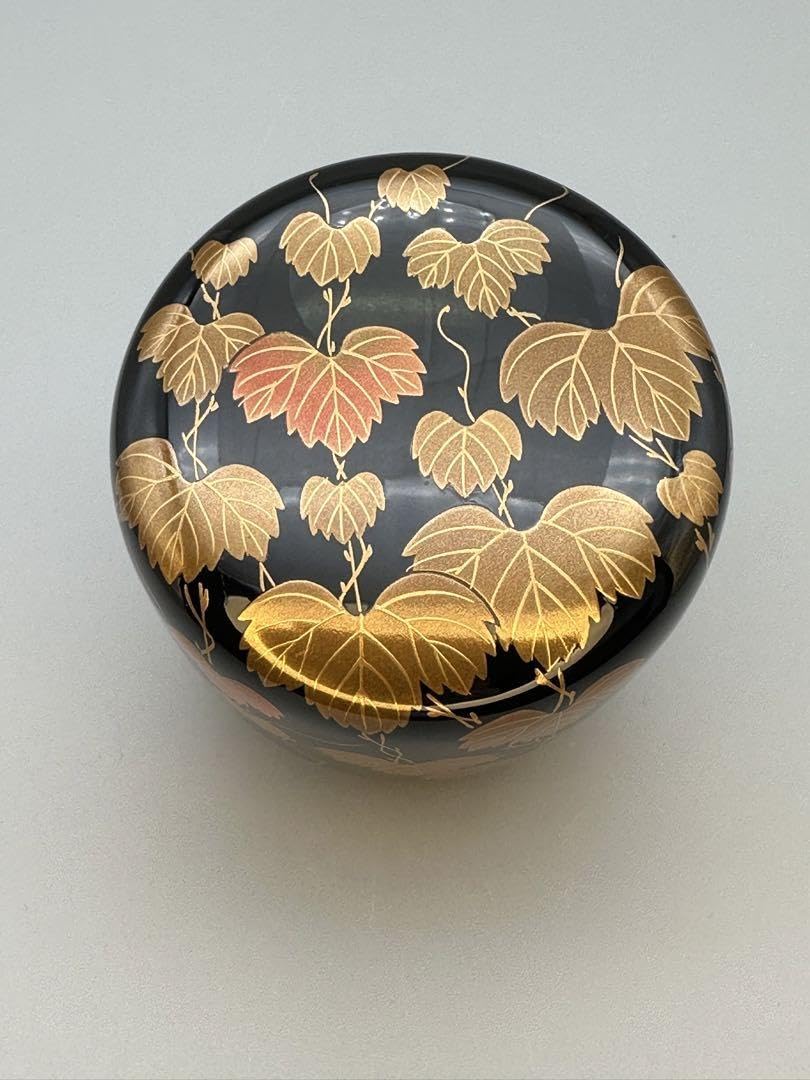 Amazon.co.jp: 茶道具 棗 松本正一 蔦蒔絵棗 内、梨地 : おもちゃ