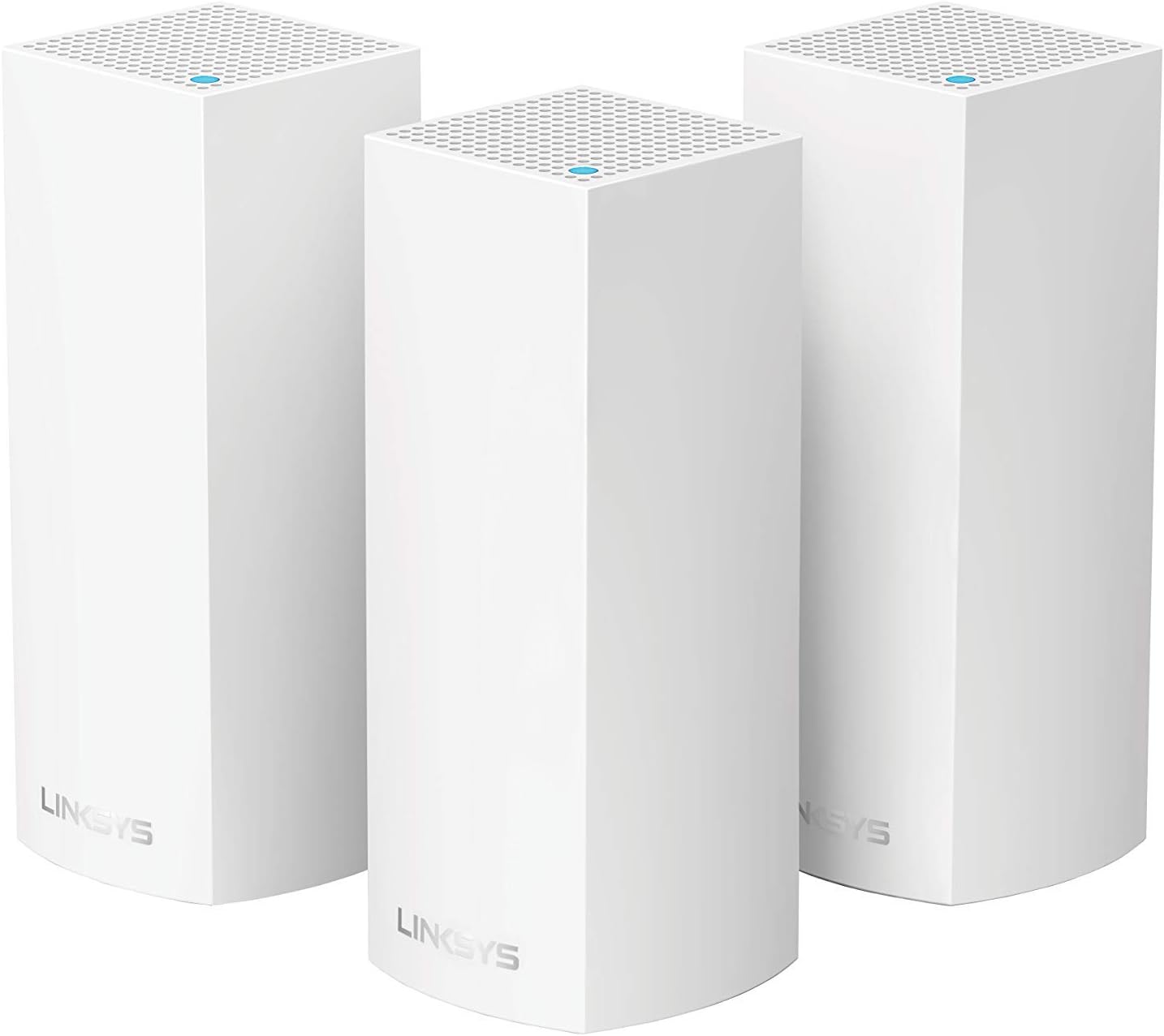Linksys Velop Mesh Home WiFi System, 6,000 Sq. ft Coverage, 60+ Devices, Speeds up to (AC2200) 2.2Gbps - WHW0303