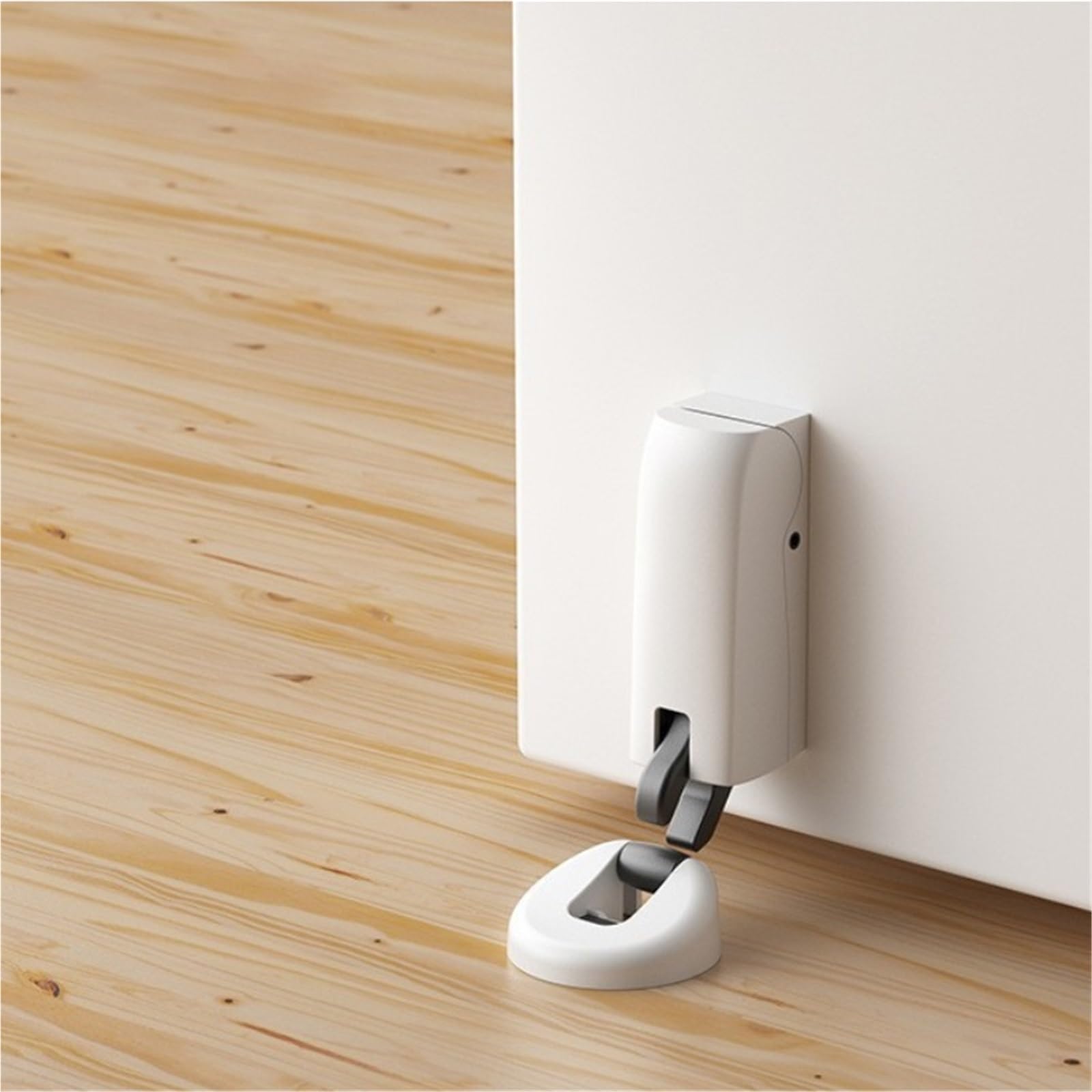 Luercher Wei� Door Stop Door Stops 1 Pack Soft Door Stoppers For Wall And Floor Mounting Keep Doors Open Hydraulic Stop Slow Doorstop(Wei�)