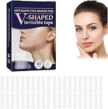 Invisible face lifting wrinkles tape for women | Face Neck and Eye Lifting Patch | Facelift Tape for Tightening Skin & Eliminating Wrinkles | Double Chin Transparent Waterproof Makeup Patches-40Patch