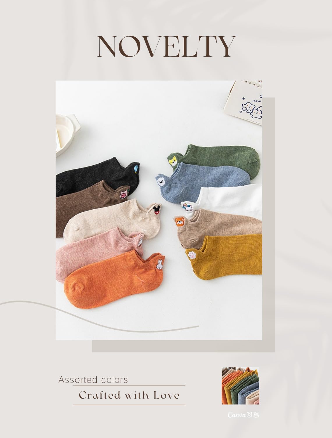 Sporzin Calzini Donna Calze Donna di Calzini Donn a Divertenti Calze Donn a Corti