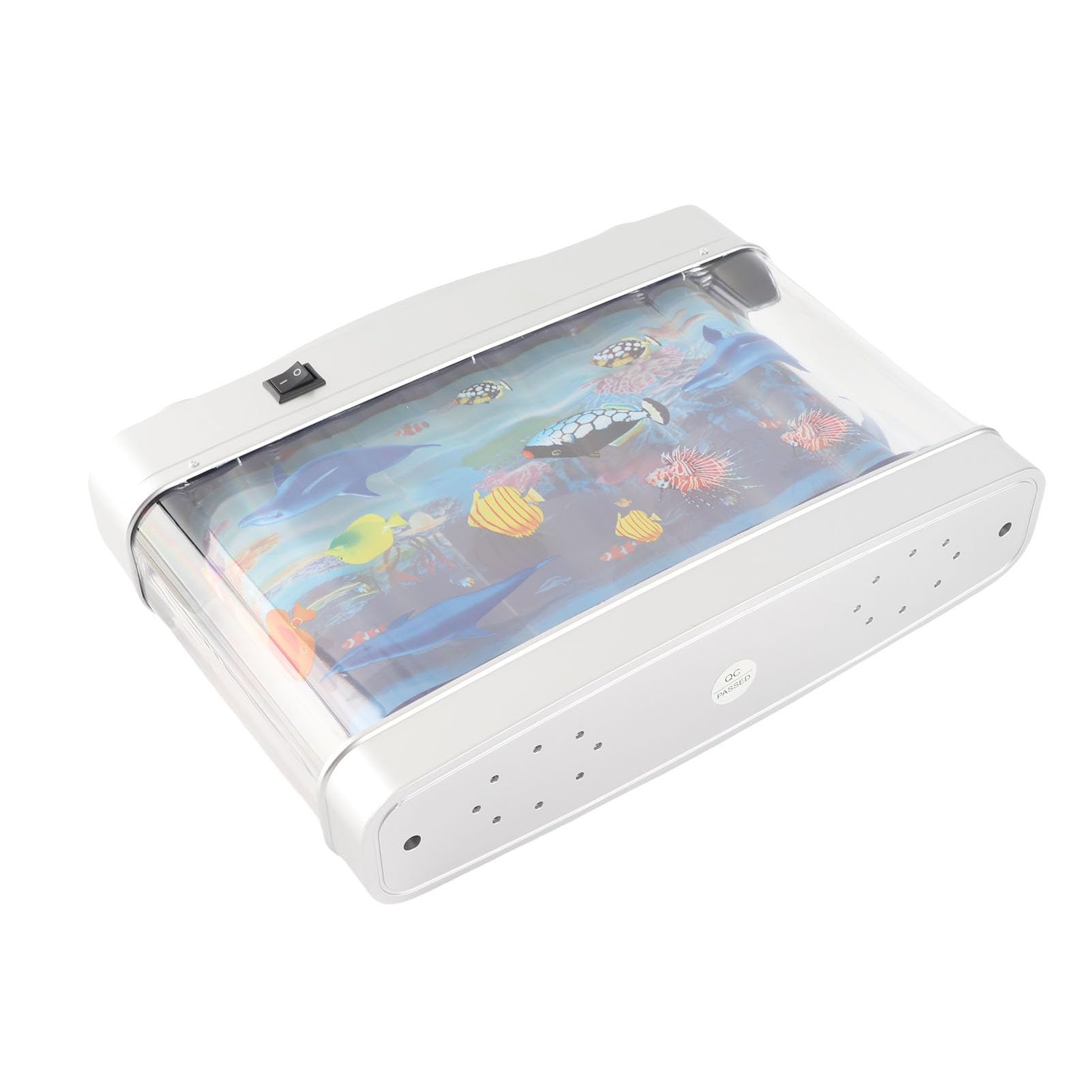 Lámpara de pecera falsa, mini decorativa con peces tropicales, luz nocturna artificial para acuario con peces en movimiento para niños y bebés