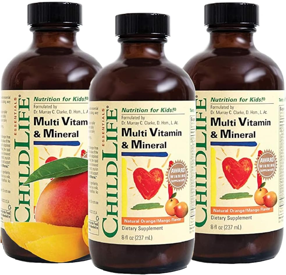 Childlife Multi Vitamin And Mineral, 8Ounce Pack Of 3