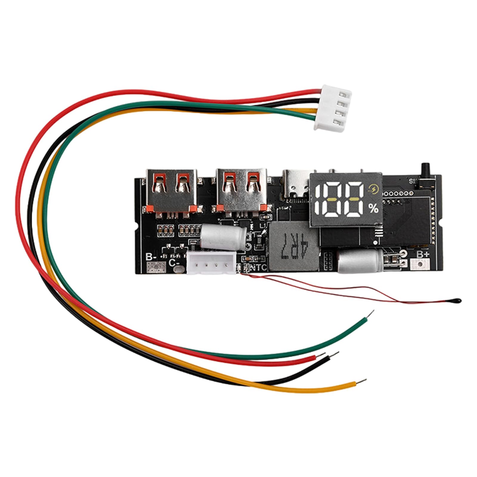 Placa de circuito con módulo de carga rápida de 100W para energía estable 8