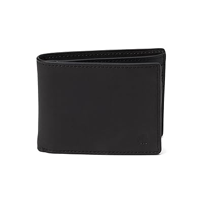 Johnston & Murphy Rhodes 2 in 1 Billfold Wallet Wallet Handbags Black Full Grain, Full Grain leather/Leather