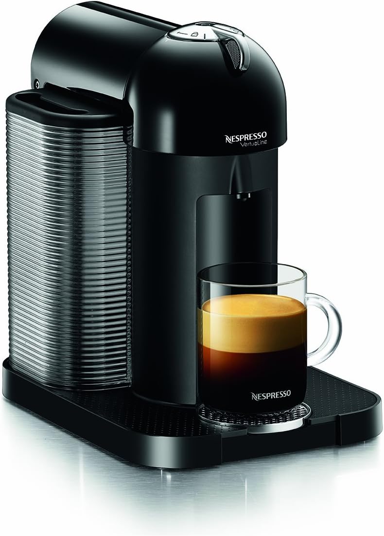 Nespresso GCA1-US-BK-NE VertuoLine Coffee and Espresso Maker, Black
