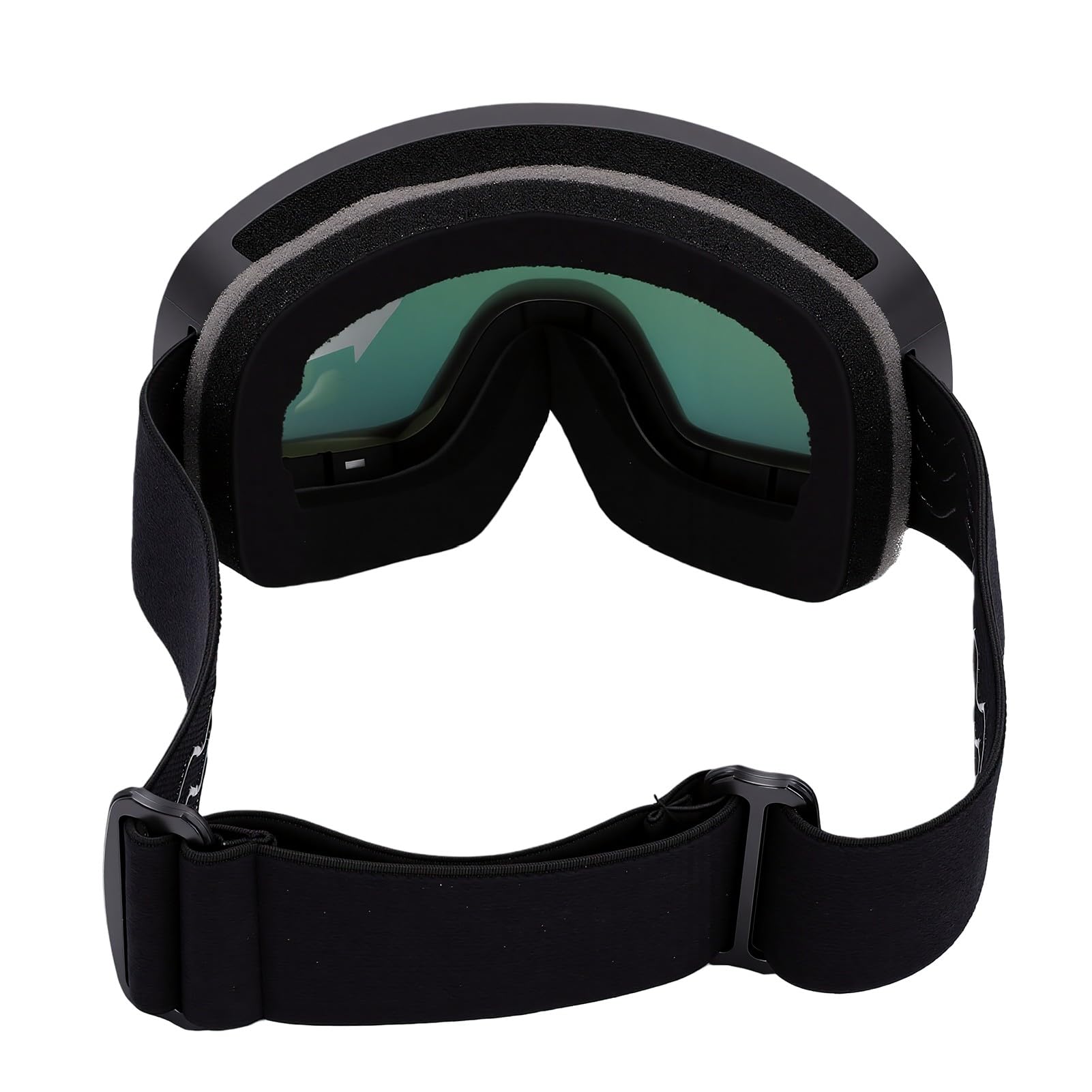 Magnetic Ski Goggles, OTG Design for Glasses | Anti-buée, sangle réglable, verres double couche, léger, sports d\'hiver