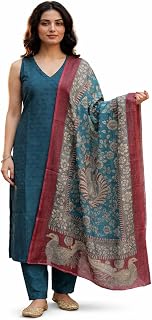 Varanga Effortless Teal Radiance Kurta Set With Dupatta Price In India