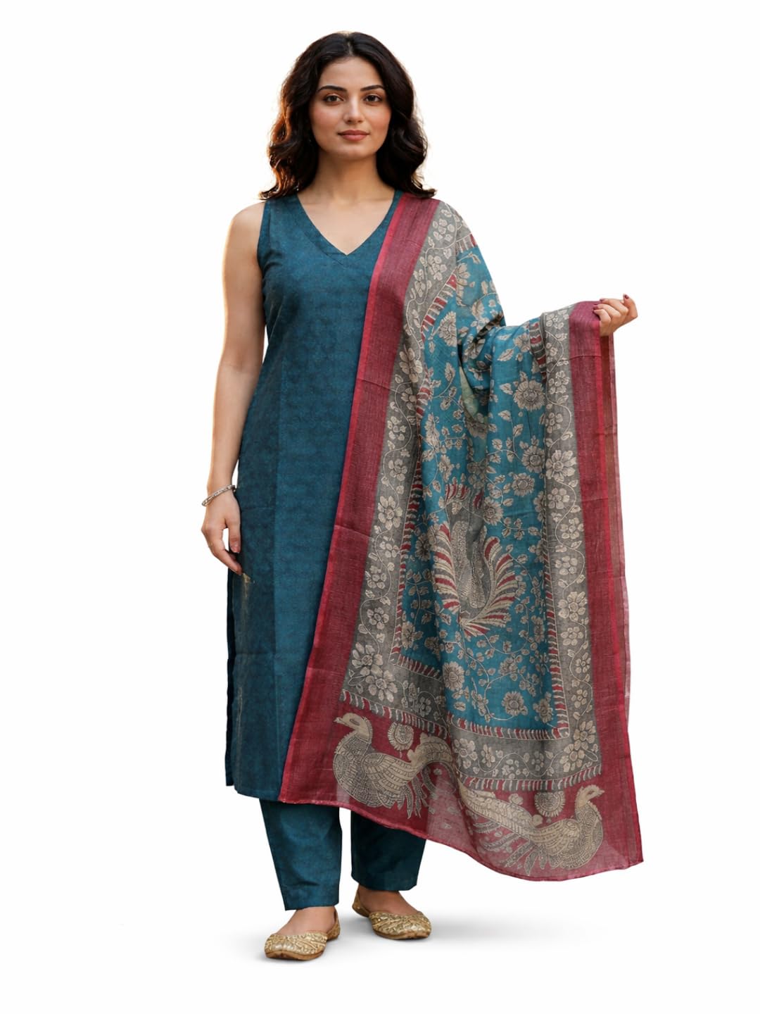 Varanga Effortless Teal Radiance Kurta Set With Dupatta - Review, Price and Buying Guide