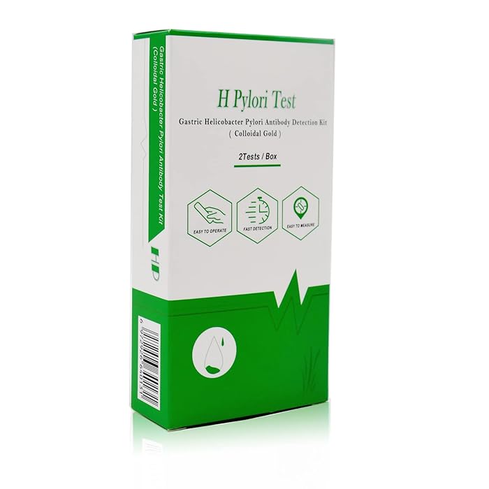 Buy 2 Test H Pylori Detection at Home Blood Test Helicobacter Pylori