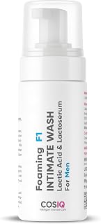 Cos-IQ Brightening Intimate Wash for Men, 100ml | Hygiene Wash with Lactic Acid & Lactoserum | Men Genital Wash| Men's Int... Price In India
