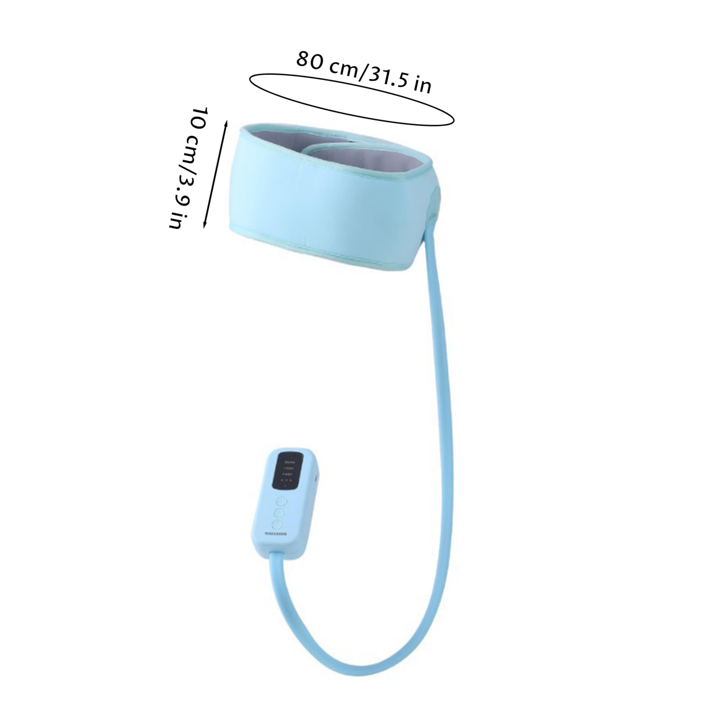 Massaggiatore elettrico per la testa, massaggiatore elettrico per la testa, cuoio capelluto con impastamento e calore per rilassamento e sollievo dallo stress, blu