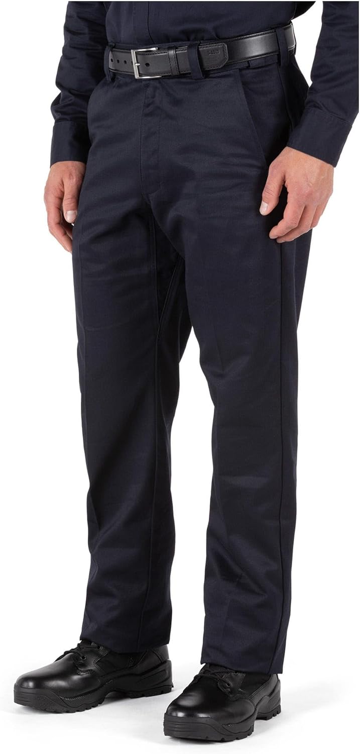 5.11 Tactical Company Pant 2.0 - Firefighter EMS First Responder, Tough Cotton, NFPA 1975, Style 74508, Fire Navy, Unhemmed