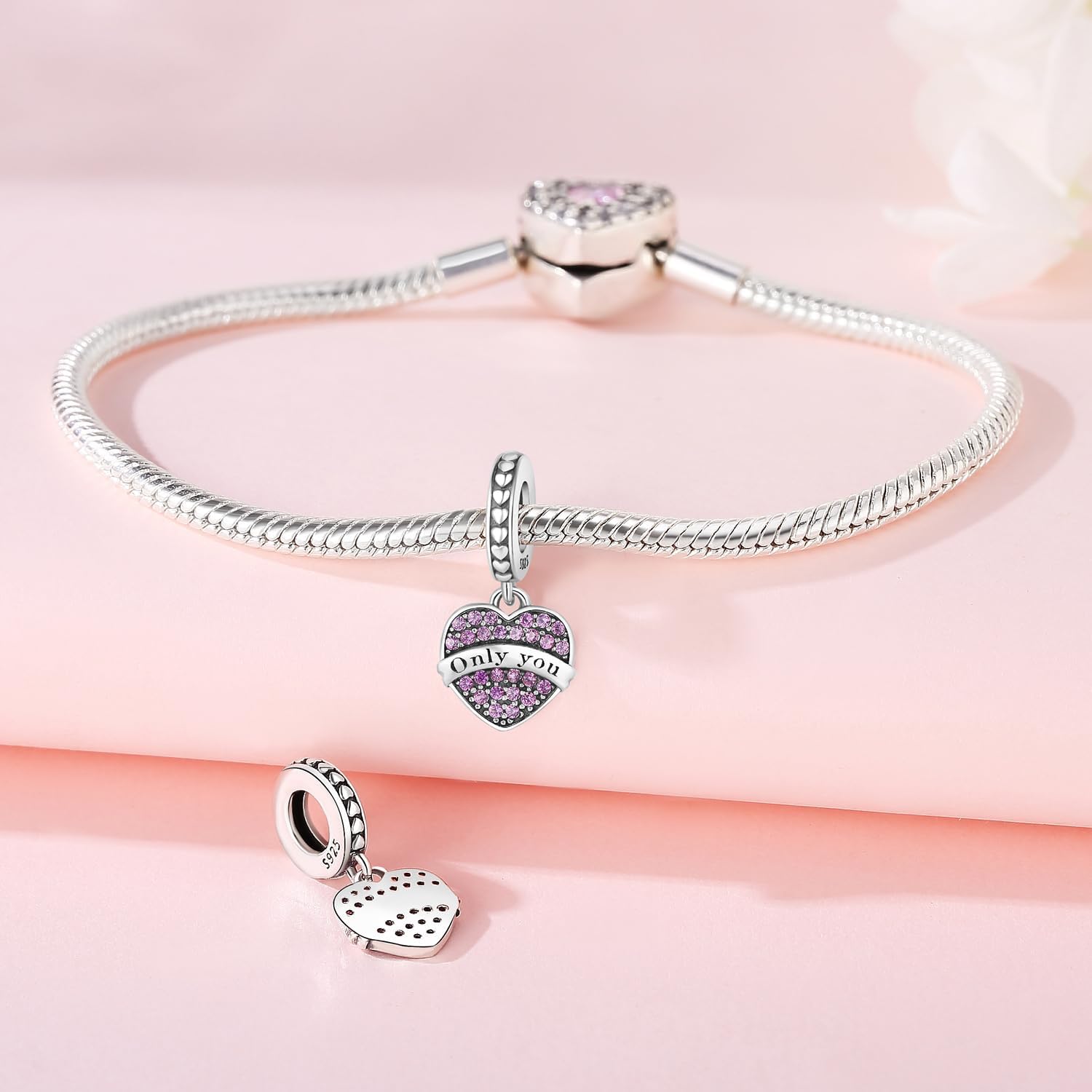 Infinity Love Heart Nurse 925 Sterling Silver Charms for Bracelets and Necklace Mother Daugther Dangle Pendants Bead Jewelry for Women Mom Family Tree - Image 3