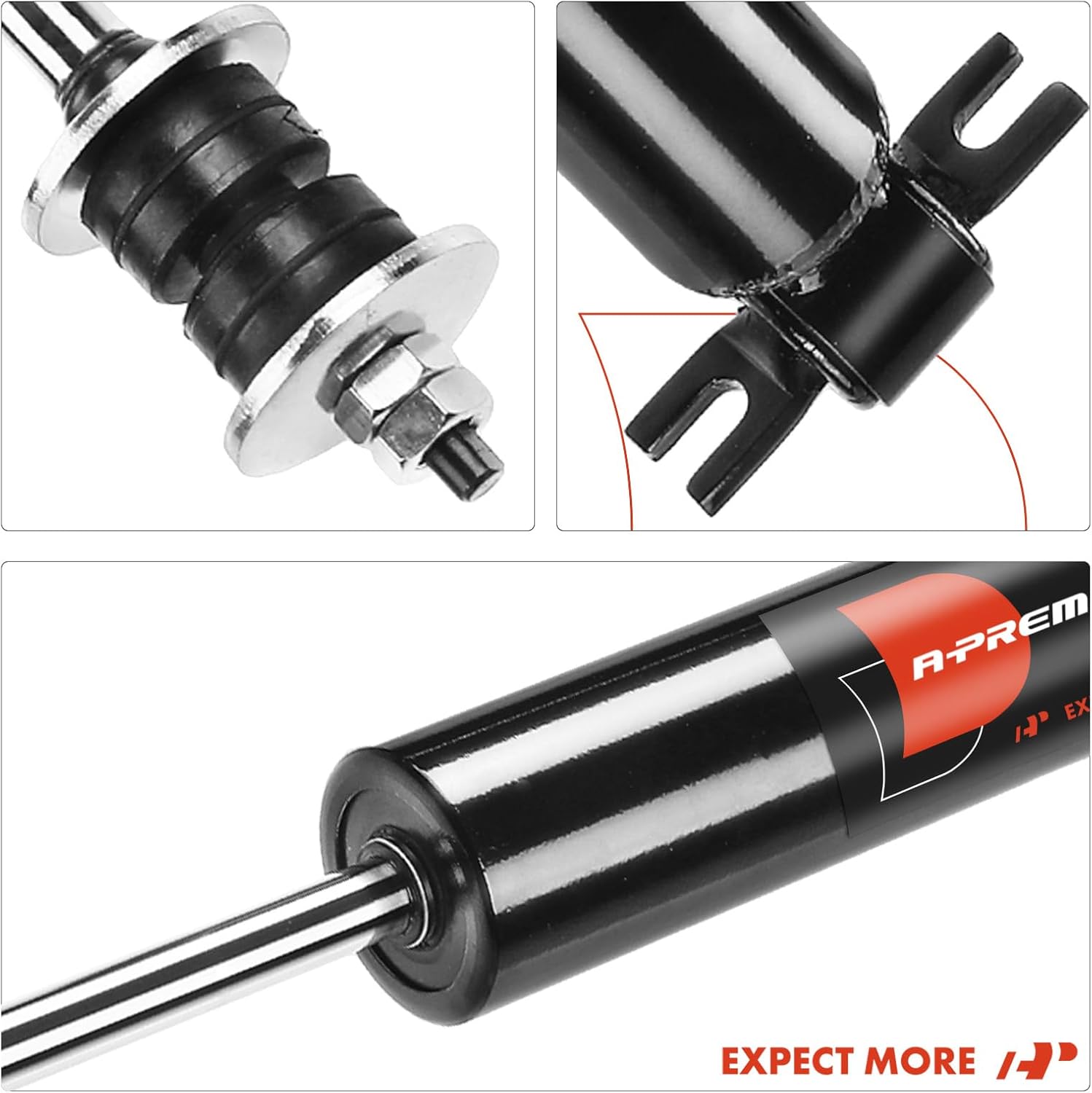 A-Premium Front Pair (2) Shock Absorber Compatible with Dodge Ram 1500 2002 2003 2004 2005 2006 2007 2008, RWD, Driver and Passenger Side