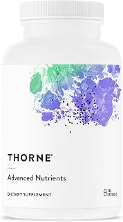 Thorne Advanced Nutrients Multivitamin with Nicotinamide Riboside & Resveratrol - Healthy Aging, Eye Health & Antioxidant Support - 30 Servings