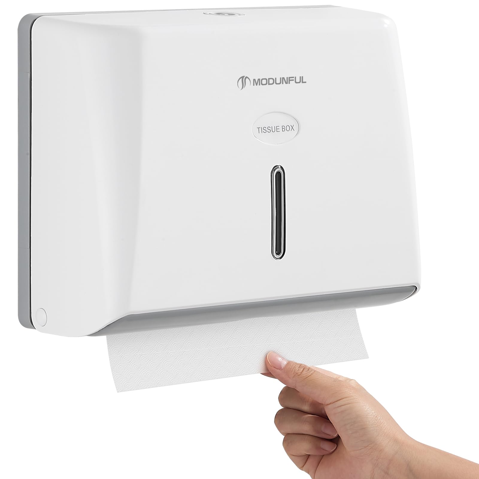Papieren handdoek dispenser Basic Wandmodel Mat Zwart