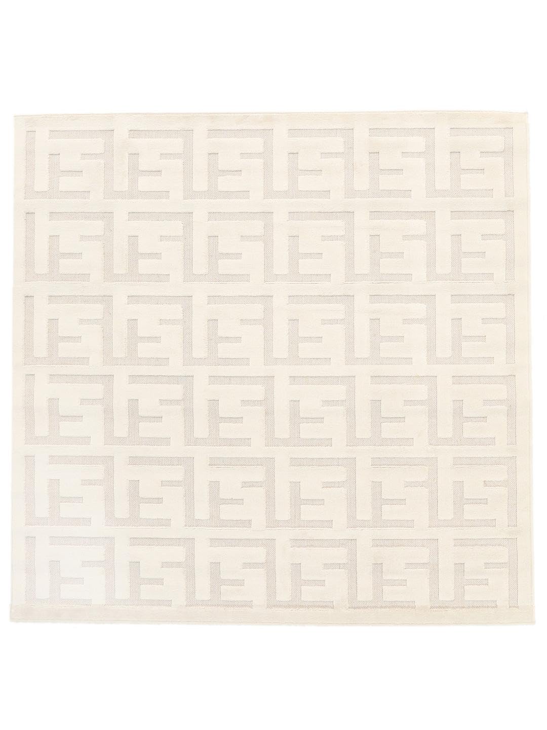 RugVista Dakari Alfombra, 200 x 200 cm, Blanco Crema | Cuadrado, Pelo medio, Limpieza en seco, Oeko-Tex 100