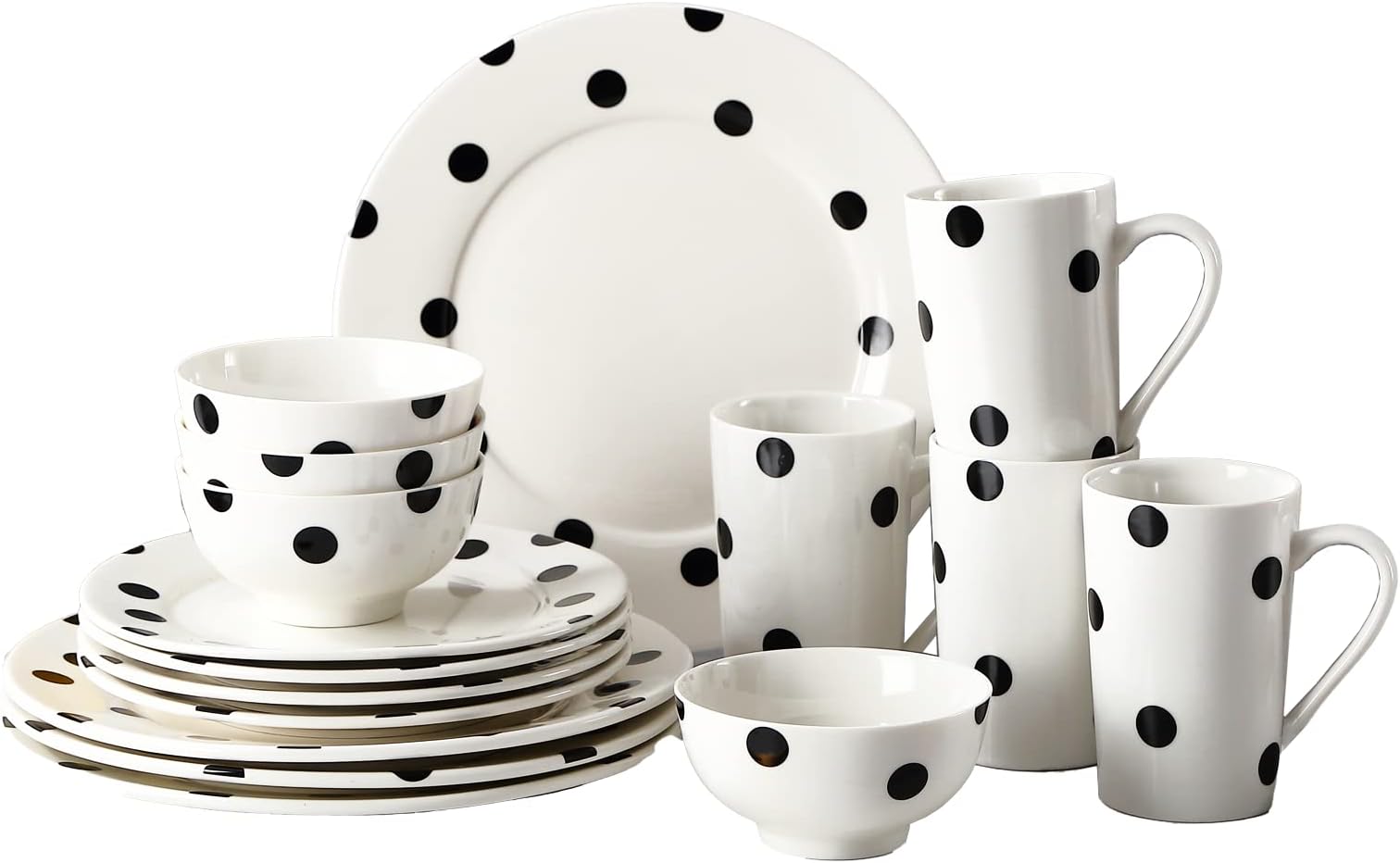 kate spade new york Larabee Dot Cream Stoneware 4Piece
