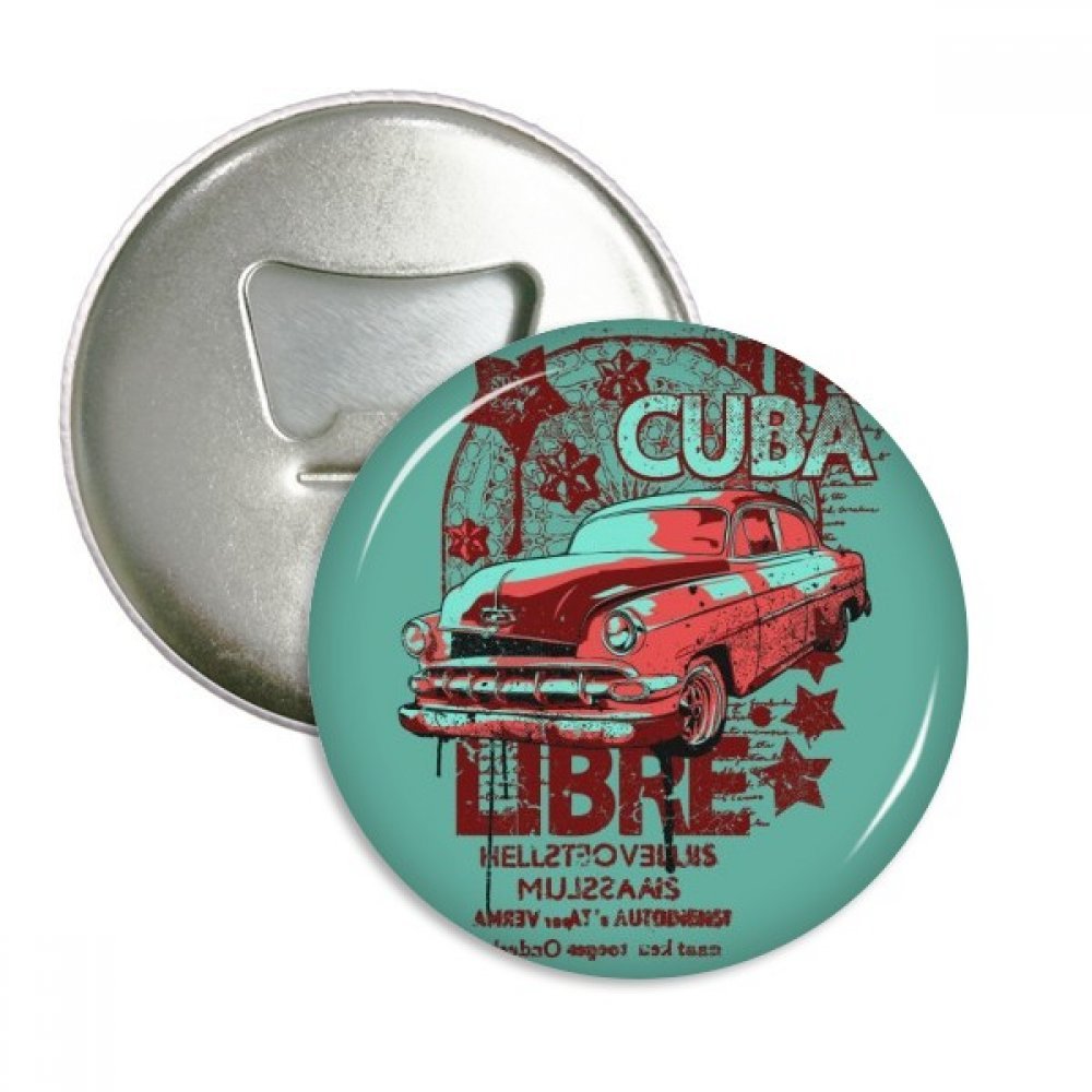 Décapsuleur aimant de réfrigérateur anti-perte motif graffiti voiture set de 3 accessoires