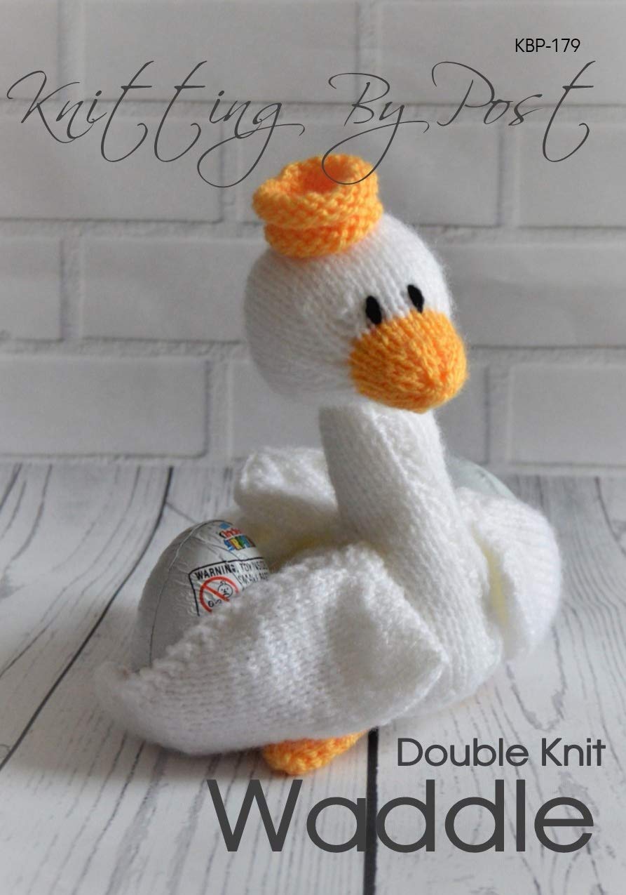 Knitting By Post Orange Knitting Pattern Waddle The Swan Easter Chocolate Egg Holder From