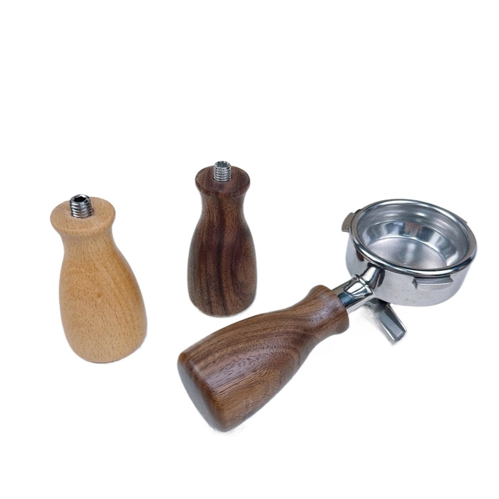 Compatible Con Dr. Café M10. Mango De Gotero De Café, Mango De Madera, Tamaño Corto, Pieza De Repuesto For Máquina De Café Expreso, Accesorio De Herramienta De Cafetería(3pcs)