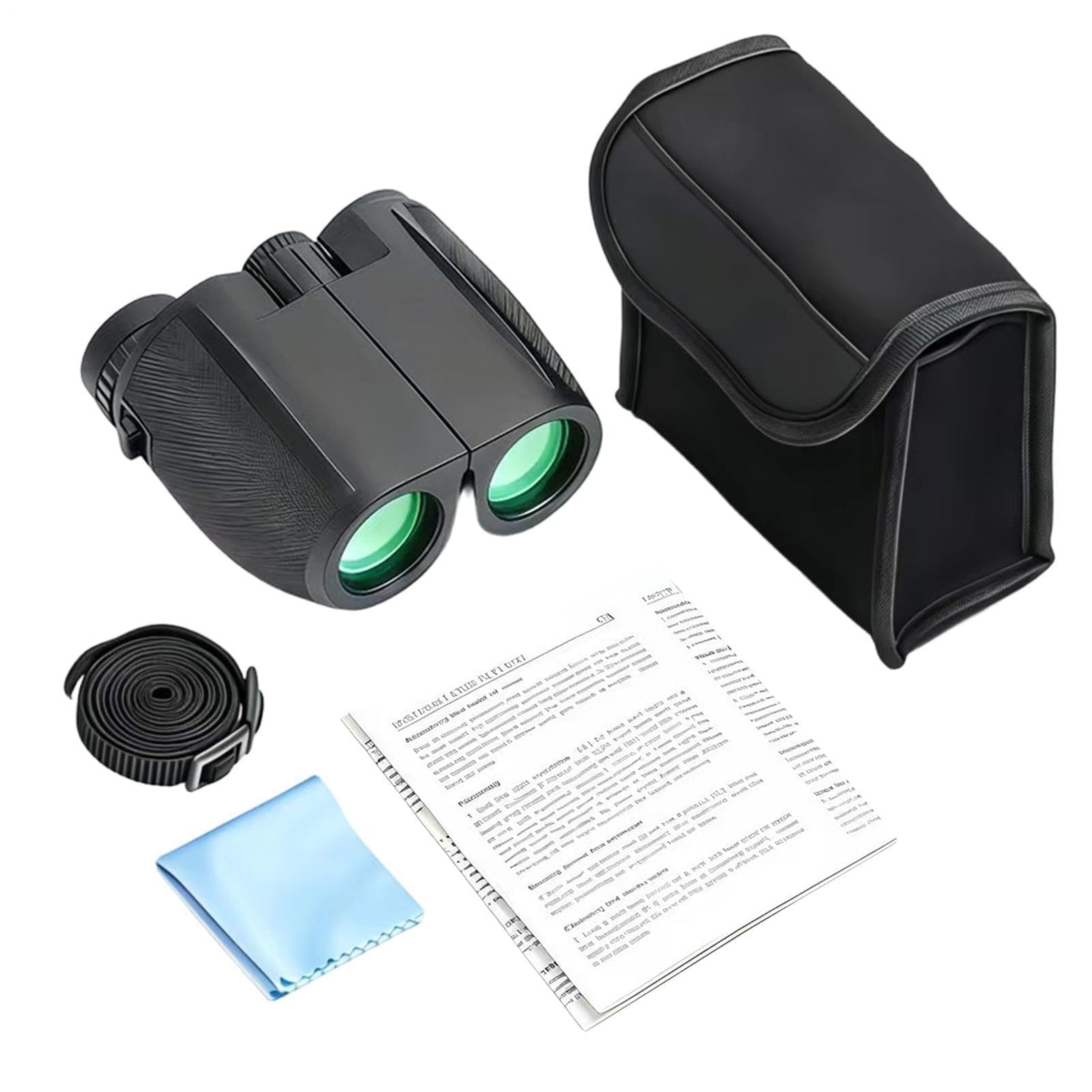Birdwatc - Binocolo per adulti | Binocolo portatile ad alta potenza 10 x 25 – binocolo ad alta potenza | FoBoaters escursionisti viaggiatori campeggio viaggi concerti Birdwatc
