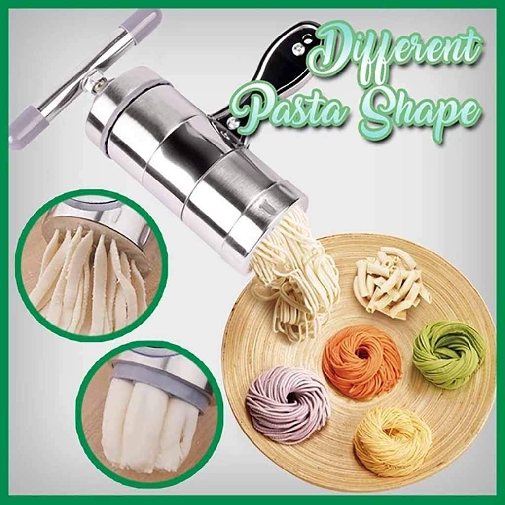 Máquina para hacer pasta Acero inoxidable expreso Pasta de fideos fabricante de la prensa de cocina robot de cocina Accesorios Decoración