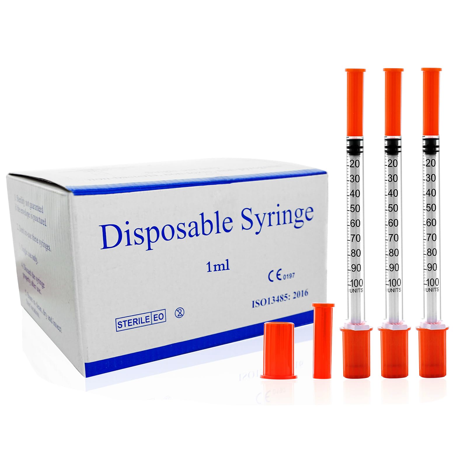 U-100 1cc Syringes with 31g 5/16" (8mm) , Individually Wrapped, Pack of 100 — Amazon image 9