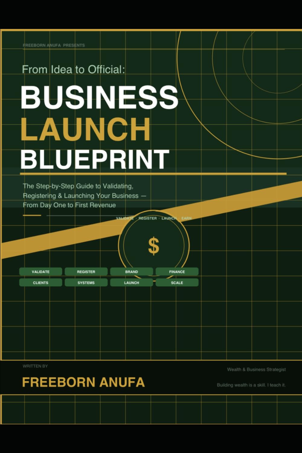 THE BUSINESS LAUNCH BLUEPRINT: FROM IDEA TO OFFICIAL: The Step-by-Step Guide to Validating, Registering & Launching Your Business From Day One to First Revenue.
