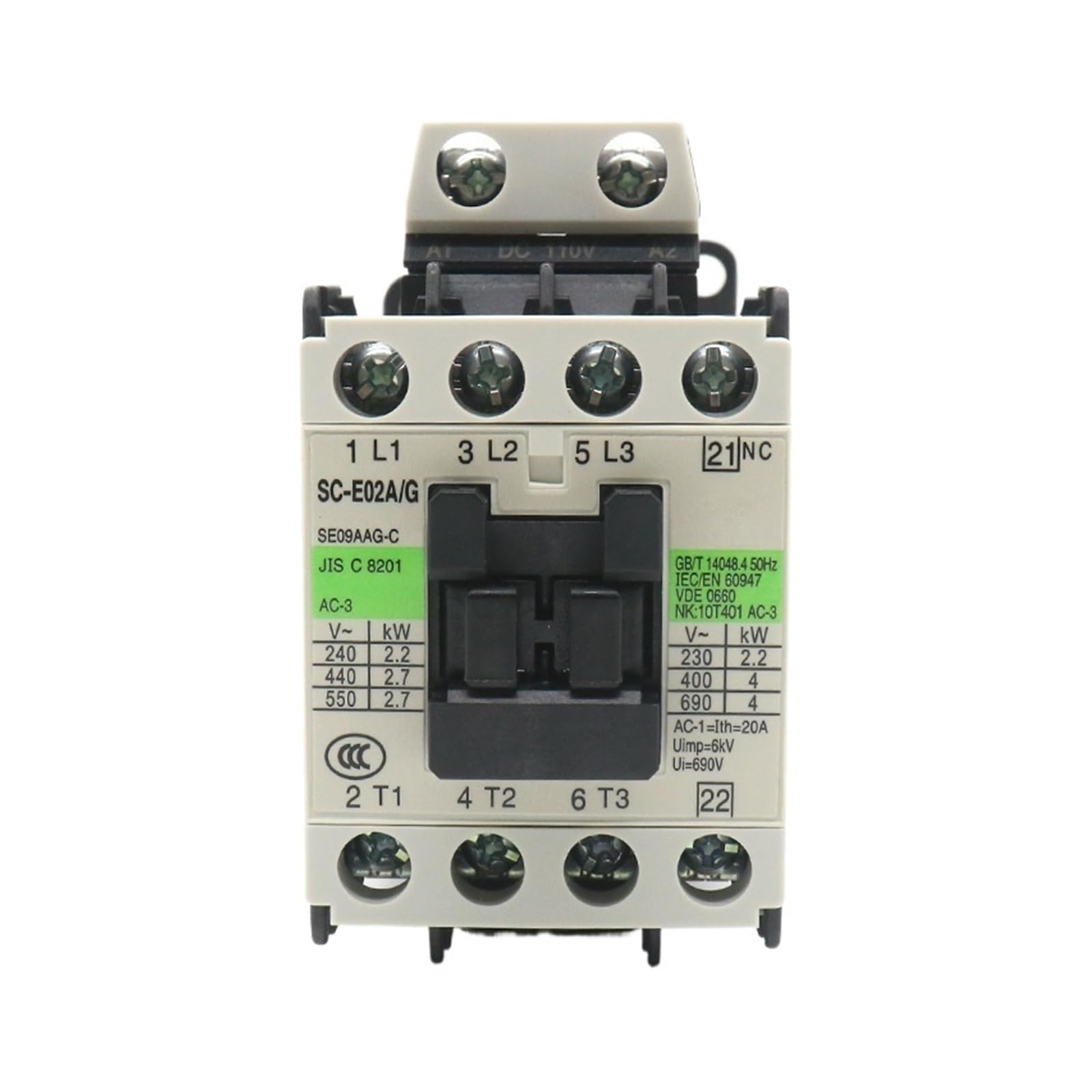 HEXEH contacteur Contacteur d'ascenseur SC-E02A/G E03A/G E04A/G E05A/G Accessoires d'ascenseur(SC-E03A G DC24V 13NO)